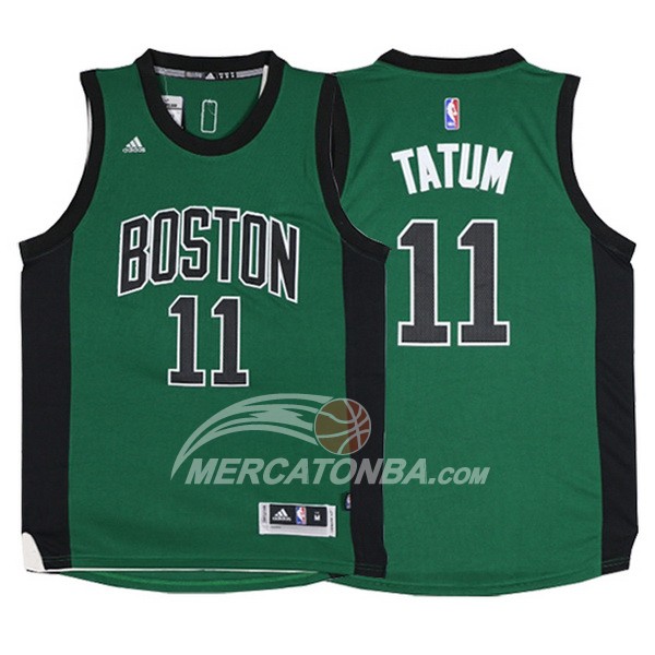 Maglia NBA Tatum Boston Celtics Verde4